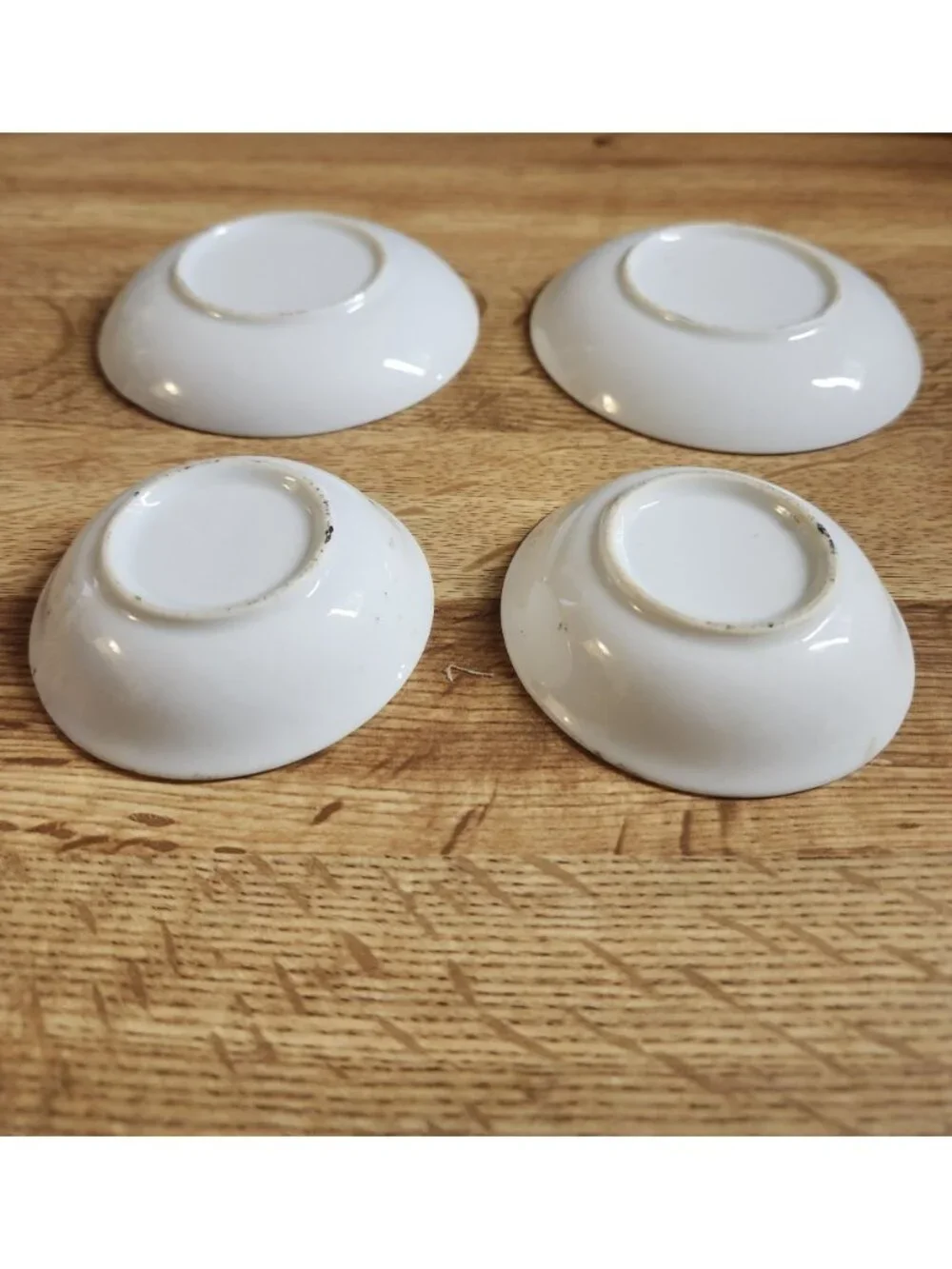 4- Small Porcelain Hand Painted Chinese Sauce Bowls